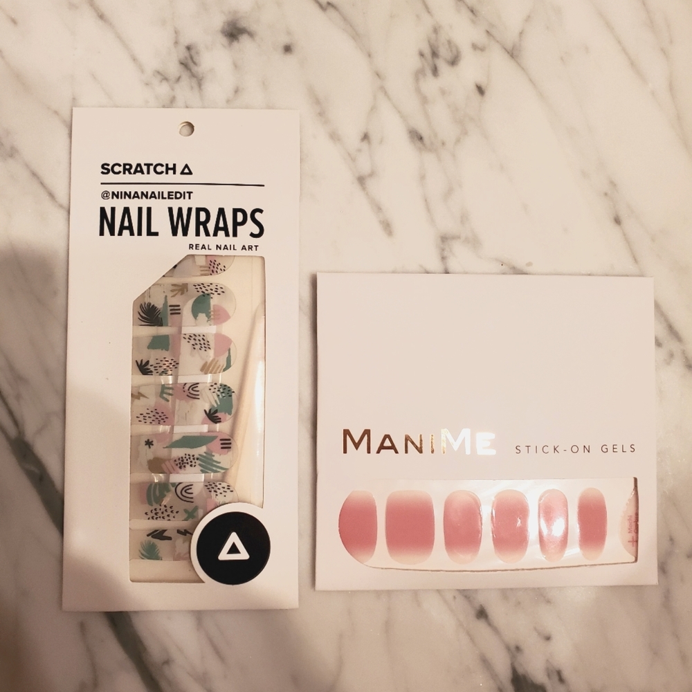 Nail Wraps Stick On Gels